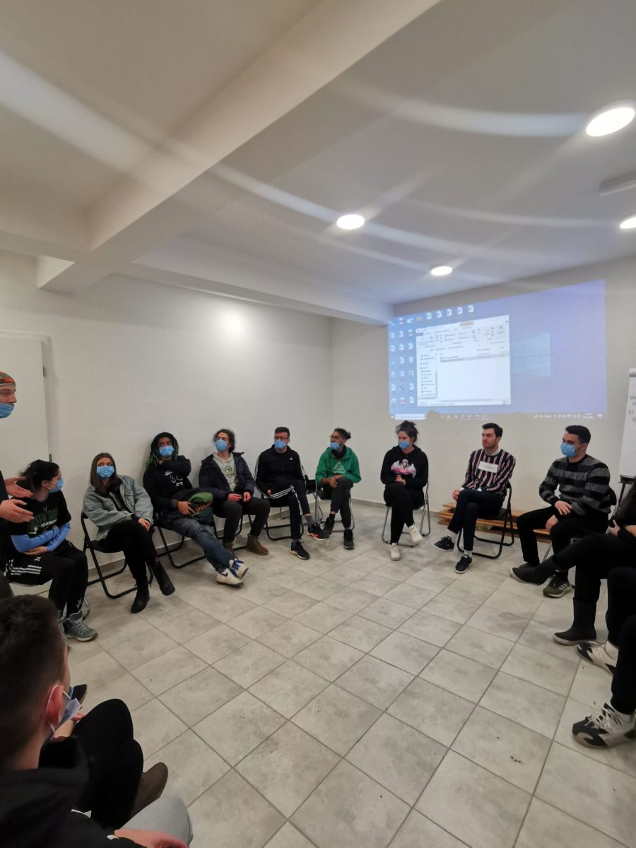 Održavanje prvog dana razmjene mladih ” Eco centric learning factory