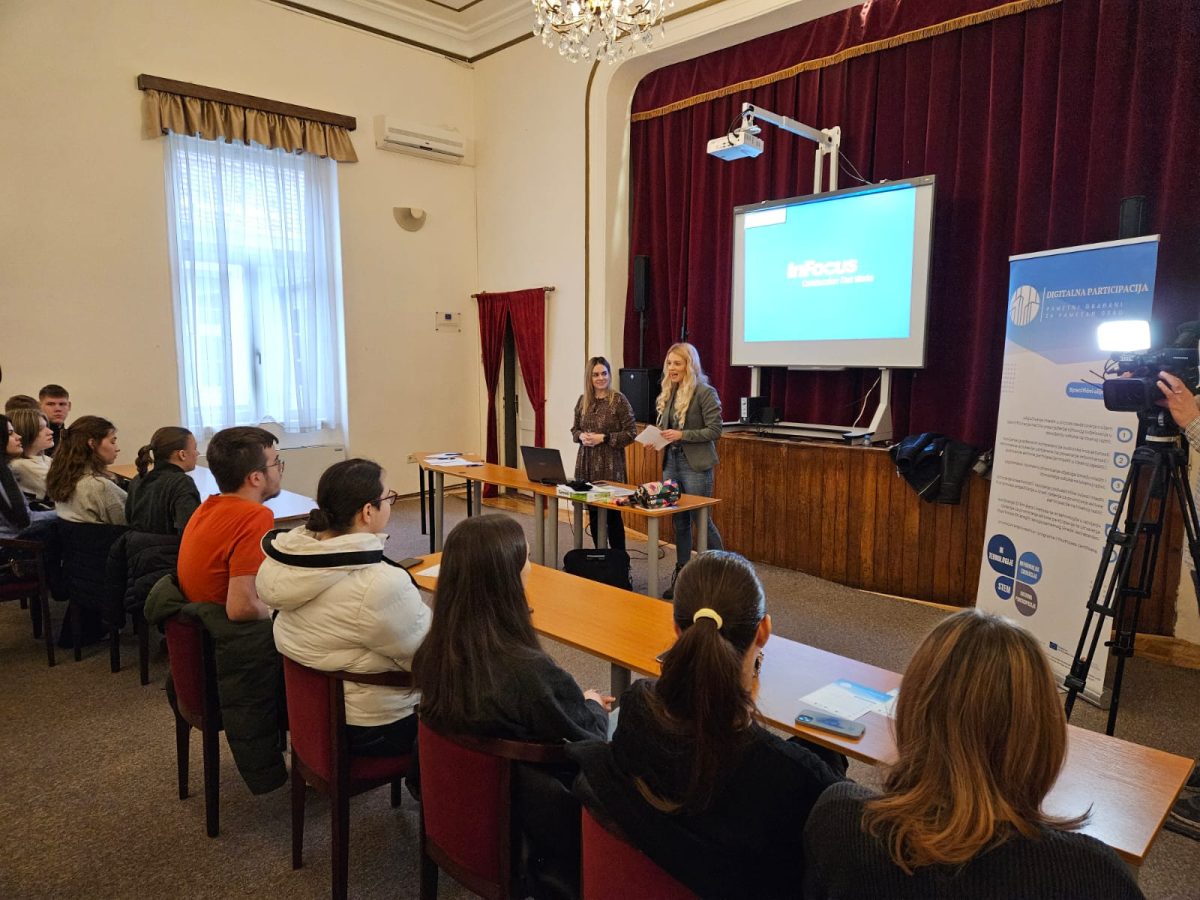 Održane radionice u sklopu projekta „Digitalna participacija: pametni građani za pametan grad’’ – Mladi i Grad zajednički rade na ostvarivanju njihovih potreba